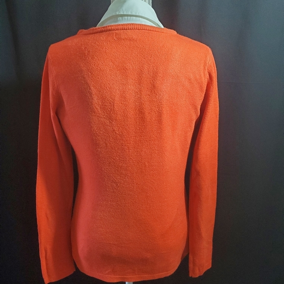 New York & Company V-Neck Sweater SET - Medium - Red, Orange, & Burgundy - Picture 10 of 16